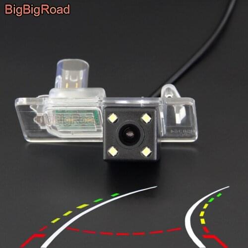BigBigRoad Car Intelligent Dynamic Track Rear View Parking CCD Camera For Jaguar XE XFL F-PACE 2016 Night Vision Waterproof