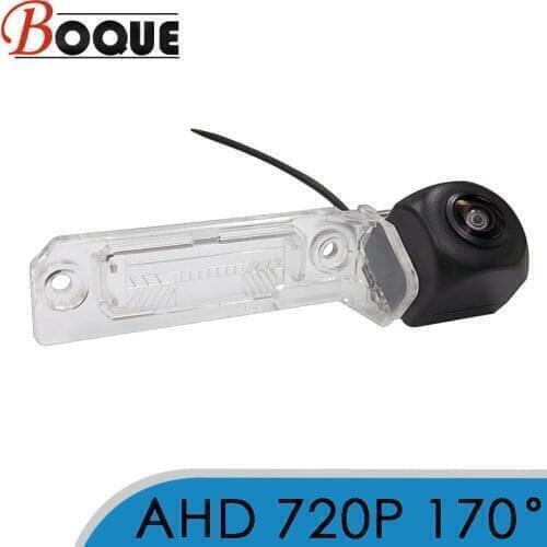 BOQUE 170 Degree 720P AHD Car Vehicle Rear View Reverse Camera for Volkswagen Beetle Bjalla Novo Fusca Touran L Gran Santana GTS