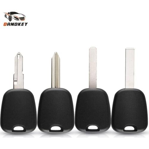 Dandkey 10X Transponder Chip Remote Key Case Shell For Peugeot 207 307 308 807 For Citroen C2 C3 C4 Picasso C5 Berlingo No Logo