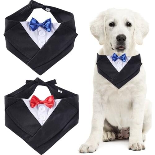 Pet Dog Cat Formal Necktie Tuxedo Bowtie for Small Medium Dog & Cat Pet Accessories for Wedding Holiday Party Gift