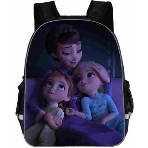 Frozen 2 Children School Bags For Boys Girls Children Kids Primary Backpack Elsa Anna Mochila Infantil 13 inch Original Disney