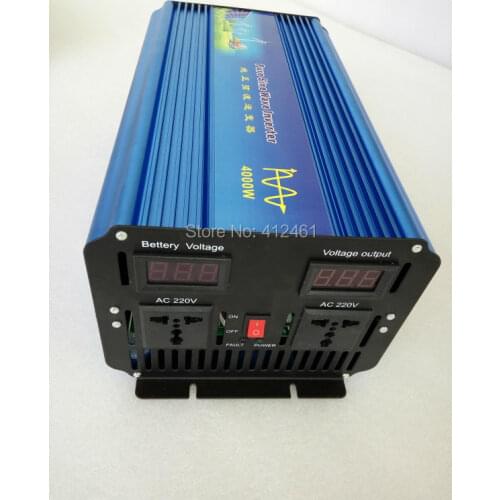 4000W 4000 WATT Pure Sine Wave Car Boat 12V/24V/48V DC In 220V AC Out Car Power Inverter Solar Inverter