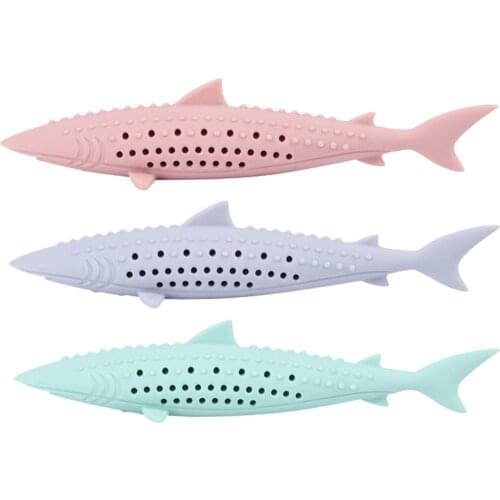 Creative Catnip Fish Pet Cat Molar Toy Kitten Teeth Cleaning Toy Chewing Toy Silicone Dried Fish Toy