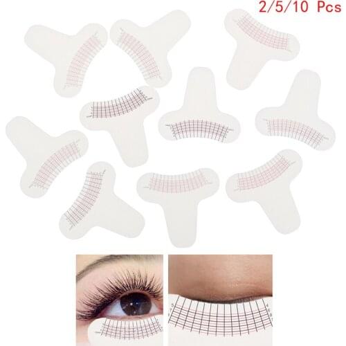 Eyebrow Stencils Ruler Eyelashes Length And Curling Degree Measure Ruler Tools New
