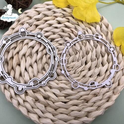 Bunnymoon Small Circle Metal Cutting Dies Stencils for DIY Scrapbooking/photo Album stamps Decorative Embossing DIY Paper