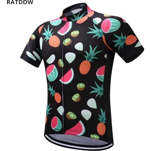 2019 fruit Men Cycling Jersey Quick Dry Summer Watermelon Bicycle Clothing Cycle Wear Shirt Ropa Ciclismo MTB Bike Jerseys Tops