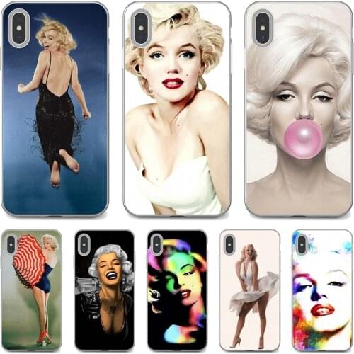 For Huawei Mate 20 30 40 7 8 9 10 Lite Pro P Smart 2018 2019 Plus G7 G8 Marilyn-Monroe Soft Cases