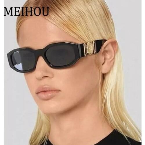 Small Square Sunglasses Women Men Vintage Unique Metal Frame Triangle Sunglasses Female Fashion Brand Designer Eyewear UV400