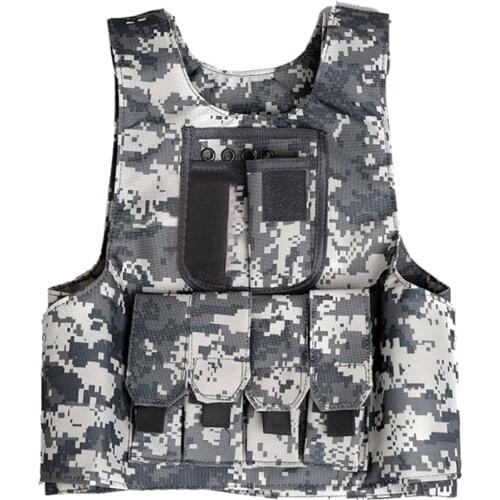2019 New Arrive Summer Children Level 3 Tactical Vest CS Protective Vest for 12-15 Years Old- Camouflage S Outdoor Hunting