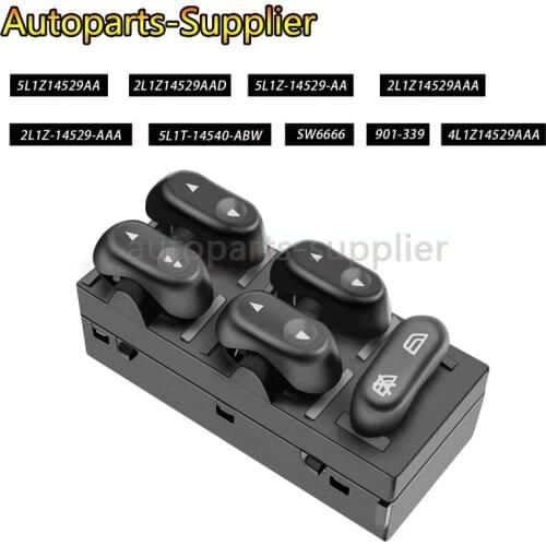 New Front LH Driver Side Electric Power Window Master Switch 5L1Z14529AA For Ford F-150 For Crown Victoria For Marauder
