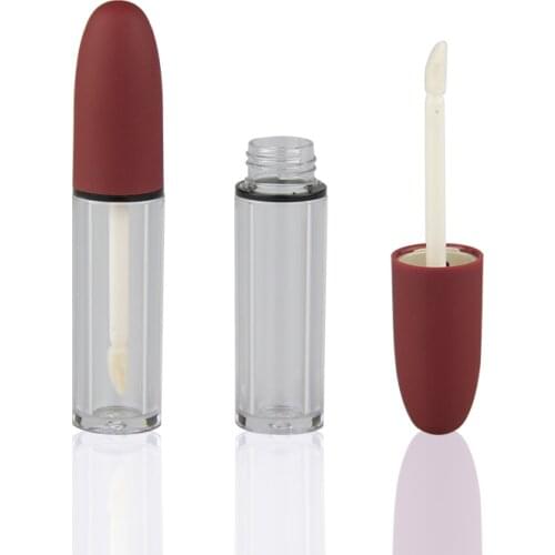 Empty Transparent PE Lip Gloss Tubes Plastic Lip Balm Tube Lip balm Container DIY 4ml Plastic Lip Cosmetic Container 40pcs/Lot