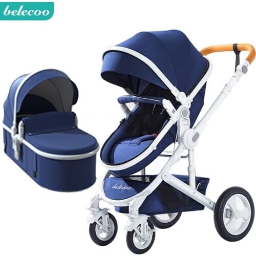 Bellie Kegao Scenic Baby Carriage Can Be Used As A Reclining Folding Portable Two-way Four-wheeled Shock Absorber Baby Cart