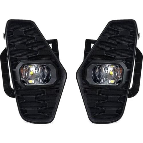 LED DRL Fog Light for Nissan NAVARA Nueva Facelift Pro-4X 2021 Fog Light Spot Light Fog Lamp Cover Grill Harness Switch