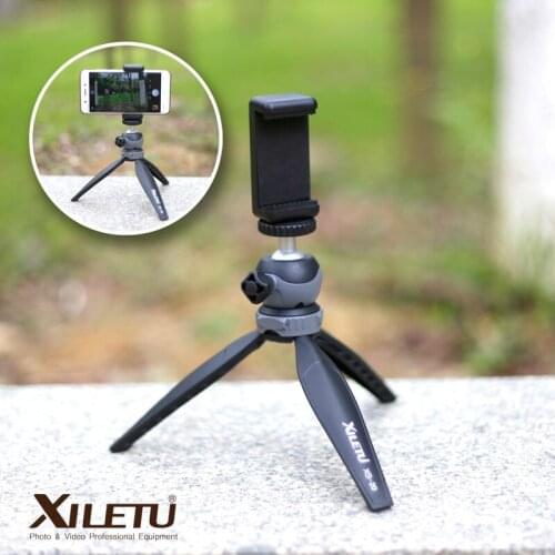 XILETU XS-20 Mini Desktop Compact Tripod Tabletop Tripod with Detachable Ball head for Camera Mirrorless Camera Smart phone