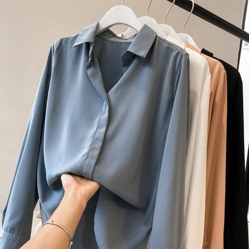 2021 Autumn New Women Clothes Long Sleeve Plus Size Solid Blouse Women Casual Vintage Cardigan Women Shirt Blusas Mujer 7726 50