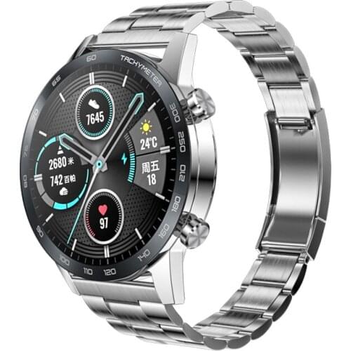 22mm Metal Stainless Steel Strap For HUAWEI Watch GT 2 2e /Honor Magic Watch 2 Strap For Samsung Galaxy Watch 46mm Gear s3