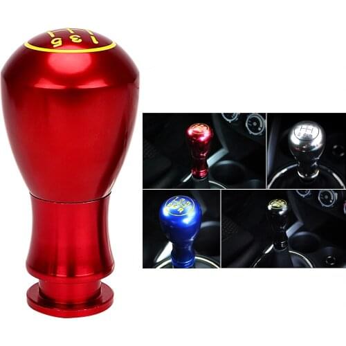 Aluminum Gear Shift Knob Shifter For Honda VW BMW 4 Colors Car-styling High Quality Manual Transmission Auto Replacement