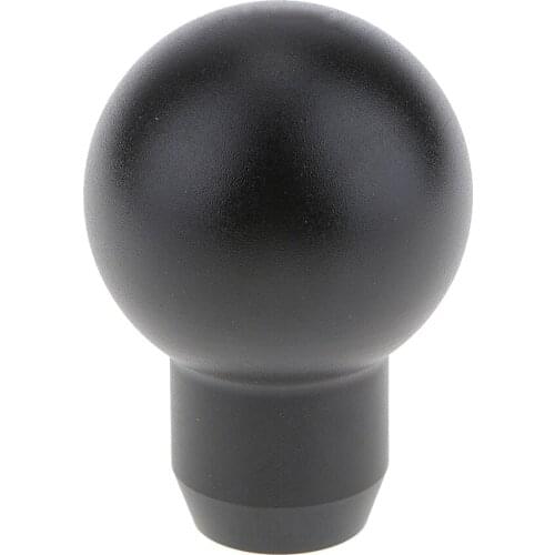 Black-Matte Universal Aluminum Gear Shift Knob for MT Manual Car Auto