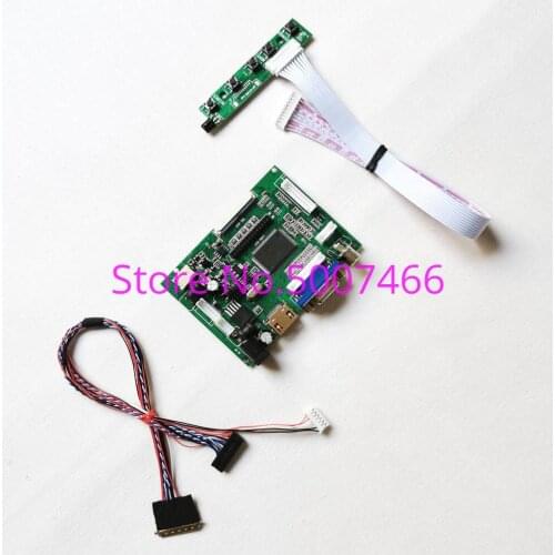 For B133XW01 V.0/V.1/V.2/V.3/V.4/V.5/V.7 LVDS 40Pin 1366*768 VGA+2AV 13.3" WLED LCD screen display controller board DIY kit
