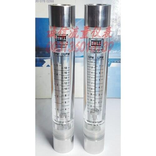 LZM-15G stainless steel joint pipeline flowmeter / liquid flowmeter 0.5-5GPM, 2-18LPM