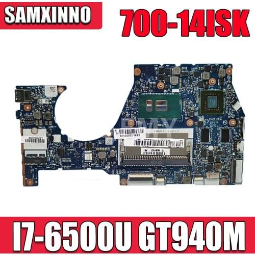 SAMXINNO NM-A601 Laptop motherboard for Lenovo YOGA 700-14ISK original mainboard I7-6500U 940MX 5B20K41652