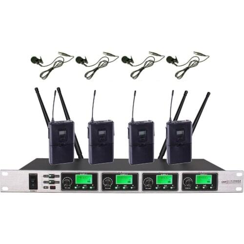 Bolymic Lavalier Microphone wireless uhf PLL Professional Stage Vocal microphone system Headset Headworn Mics Wireless For ktv