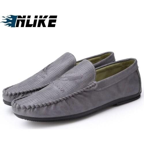 Men Loafers High Quality Leather Shoes Men Flats Driving Shoes Mens Shoes Casual