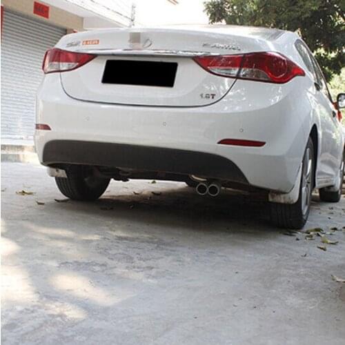 Stainless Steel Automobiles Car Exhaust Muffler Tip pipe fit for Hyundai Elantra 2012 2013 2014 2015