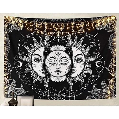 New Polyester Tarpaulin Tapestry Rectangle Wall-Mounted Blanket European Style Home Decoration Hot
