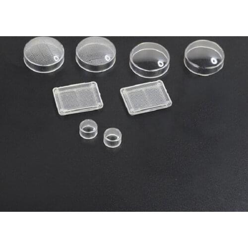 Plastic Lampshade Kit for Traction Hobby 1/8 KM2 KM4 Crawler Model Vehicle Refit Upgrade Accessories RC Car Parts THO032