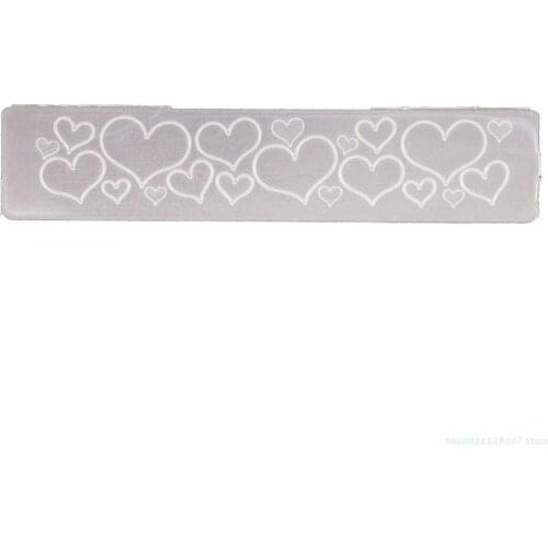 C5AD Heart Plastic Embossing Folder Stencil Template DIY Craft Making Pattern Background Paper Cards Scrapbooking Album Decor