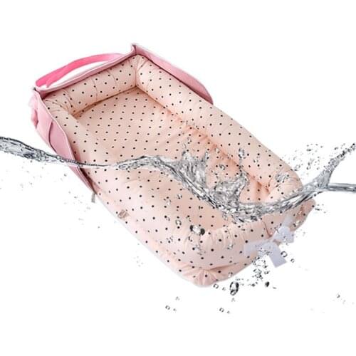 Removable Baby Cot Nest Bed Bebe Protect Cradle Cushion Bumper Travel Crib for Newborn