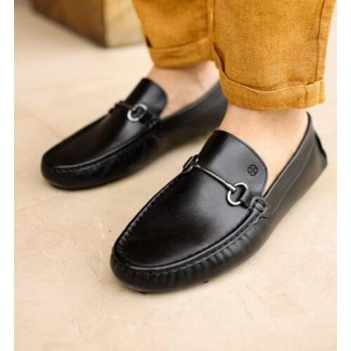 Tezcan Hakiki Deri 10507 Siyah Deri Driver Tipi Yeni Sezon Yazlık Tüm Kıyafetlere Uygun İndirimli Fiyat Ve Hızlı Kargo İle