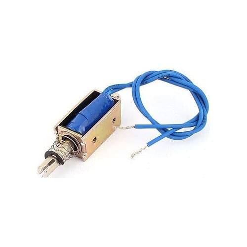 XRN-0530 DC 12V/DC24V 5.1KG/10mm Pull Type Open Frame Solenoid Electromagnet
