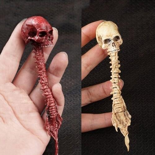 1/6 Head carving Red/Mud ASTOYS Zombie Skull Skeleton Alien Props Scenes Accessories AS007 fit for 12" Figure Toys