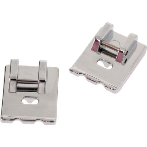 1Pc Domestic Sewing Machine Zig-zag Stitching Presser Foot Double Welting Cording Piping Foot/Feet For Singer Brother Juki