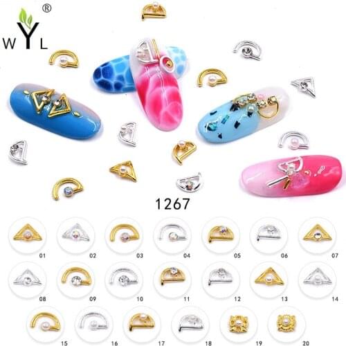1000pcs 3D alloy Zircon Nail art Decoration luxury zircon crystal series nails Accessories big top-level Manicure Charms