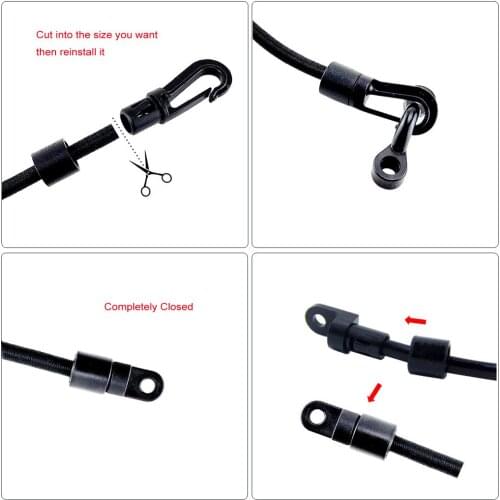 12 Inch Boat Fishing Rod Tamer Strap Saver Holder Elastic Rope Kayak Tool