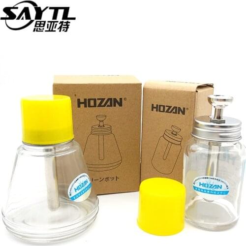 150ML Portable Empty Glass Alcohol Liquid Bottle Dispenser Pump Bottle Glue Residue Remover PCB Cleaning Tool Glass Alcohol Pump