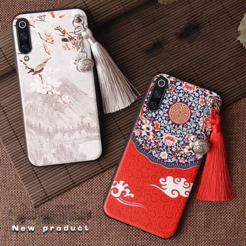 3D Relief Case for OPPO Reno 4 Pro Find X2 Pro Reno 3 5G 2Z 2 10X Ace2 Realme X2 Pro Emboss Tassel Soft Cover with Bell Funda