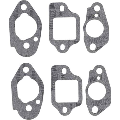 6pcs Carburetor Gaskets fit for Honda GCV135 GCV160 GCV190 GSV190 HRS216 HRT216 HRB216 HRR216 Lawn Mower 16212-Zl8-000