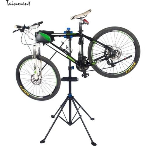 Aluminum Bicycle Work Stand Professional Bicycle Repair Tools Adjustable Fold Bike Rack Holder Storage Bicycle Repair Stand Hold