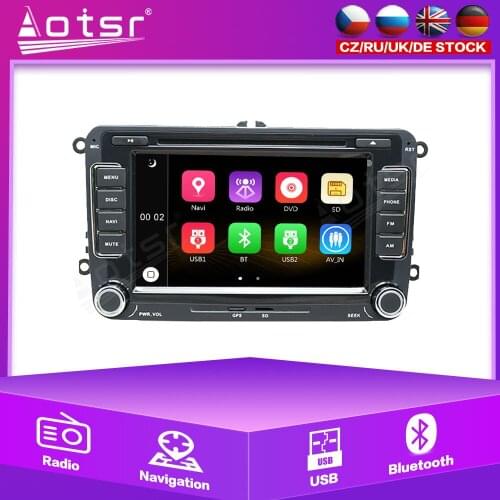 For Volkswagen Universal CE MTK 3360 32GB GPS Car Multimedia Player Stereo Head Unit Audio Radio Navigtion Built-in Radio Tuner