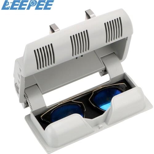 LEEPEE For Skoda Octavia Fabia Roomster 1Z0868565E Car Sunglasses Roof Storage Box Car Accessories Sunglass Clip Glasses Case