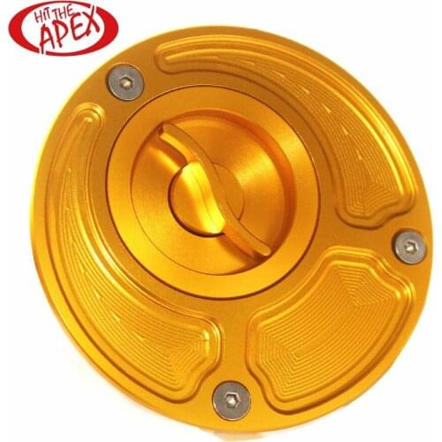 CNC Quick Releas Racing Fuel Tank Gas Cap for Yamaha YZF R11998-2016 & YZF R6 1999-2016 Keyless Gas Cover Waterproof Dustproof