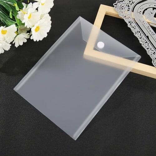 Template Holder Storage Pouch 10pcs 24x18/18x13cm Pocket Sheet Cutting Dies Clear Stamp Embossing Folder Storage Bag