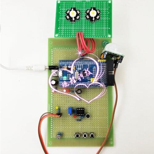 Design of intelligent infrared induction table lamp street lamp based on STM32 single chip microcomputer
