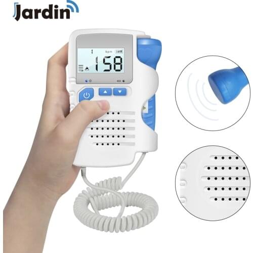 Fetal Doppler hand-hold Pocket portable sound Baby heart pregnancy Ultrasound fetus doppler Detector machine monitor hire