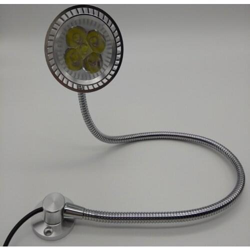 AC85-265V 5W Led Flexible Tube Bedside Reading Lamp Plug In With Switch