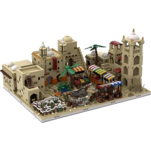 Space Wars Desert Battlefield Slum Mos Eisley Cantina 52200 Building Blocks Bricks Toys for Children Kids Christmas Gifts